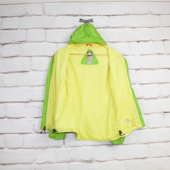 Nike ACG Green Water Resistant Zip up Running Thumb Holes Jacket Size L - Picture 4 of 8